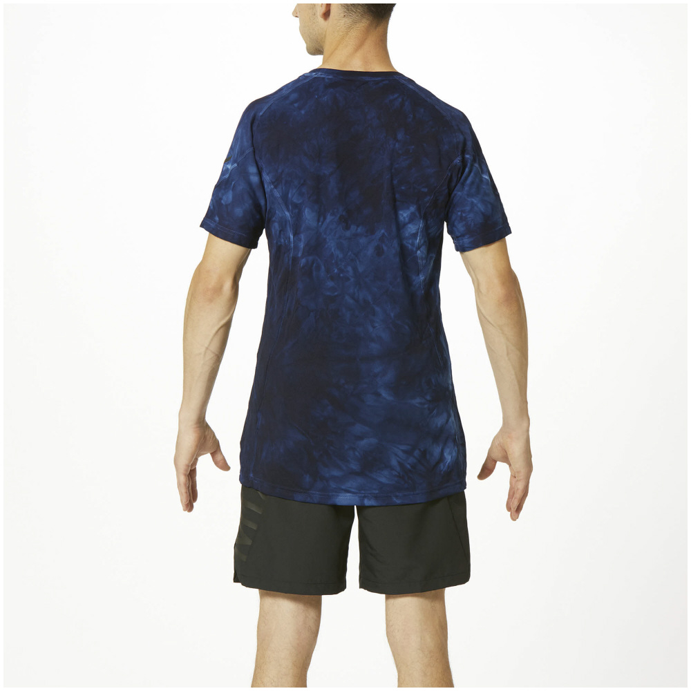 GARMENT TIE DYE TEE MEN Blue Print